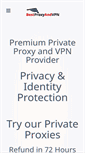 Mobile Screenshot of bestproxyandvpn.com